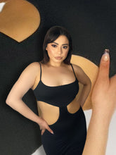 Load image into Gallery viewer, Black Hole Long Cut Out Maxi Dress