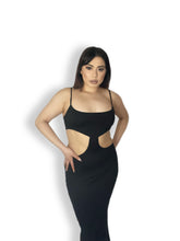 Load image into Gallery viewer, Black Hole Long Cut Out Maxi Dress